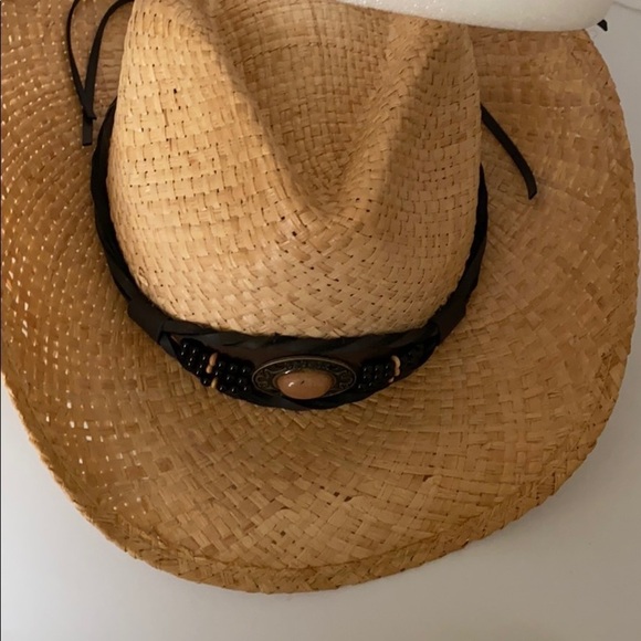 Cowboy Women’s Stone Band Raffia Hat ⭐️⭐️⭐️⭐️⭐️NEW main image 7